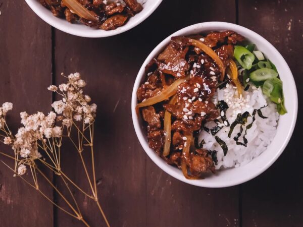 Bœuf tendre à la Thaï,riz basmati parfumé