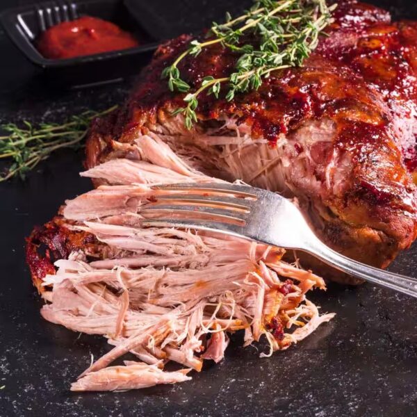 Wrap toasté à l’éffiloché de porc(pull pork)