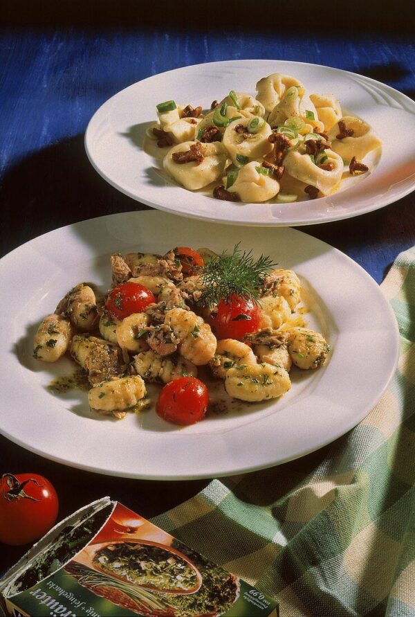Tortelloni ricotta épinard/gnocchis frais..