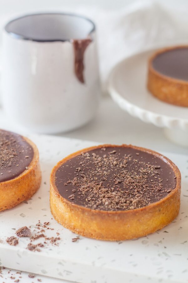 Tartelette crémeuse au chocolat