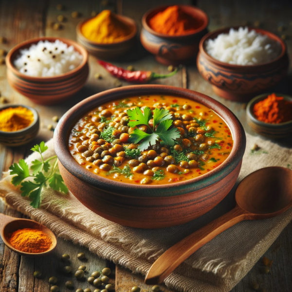 Dahl crémeux de lentilles et dos de merlu(MSC)