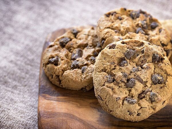 Cookie gourmand chocolat cœur chocolat