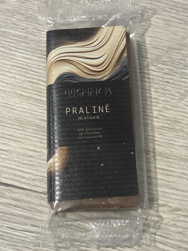 Lingot Brennos(60gr) édition limitée praliné,cacahuète et créatine(3g)