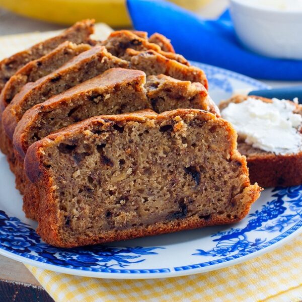 Gâteau moelleux banane/cacao