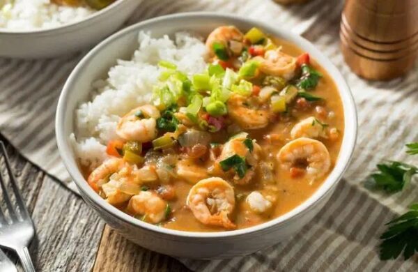 Riz aux gambas et crevettes(sauvages)